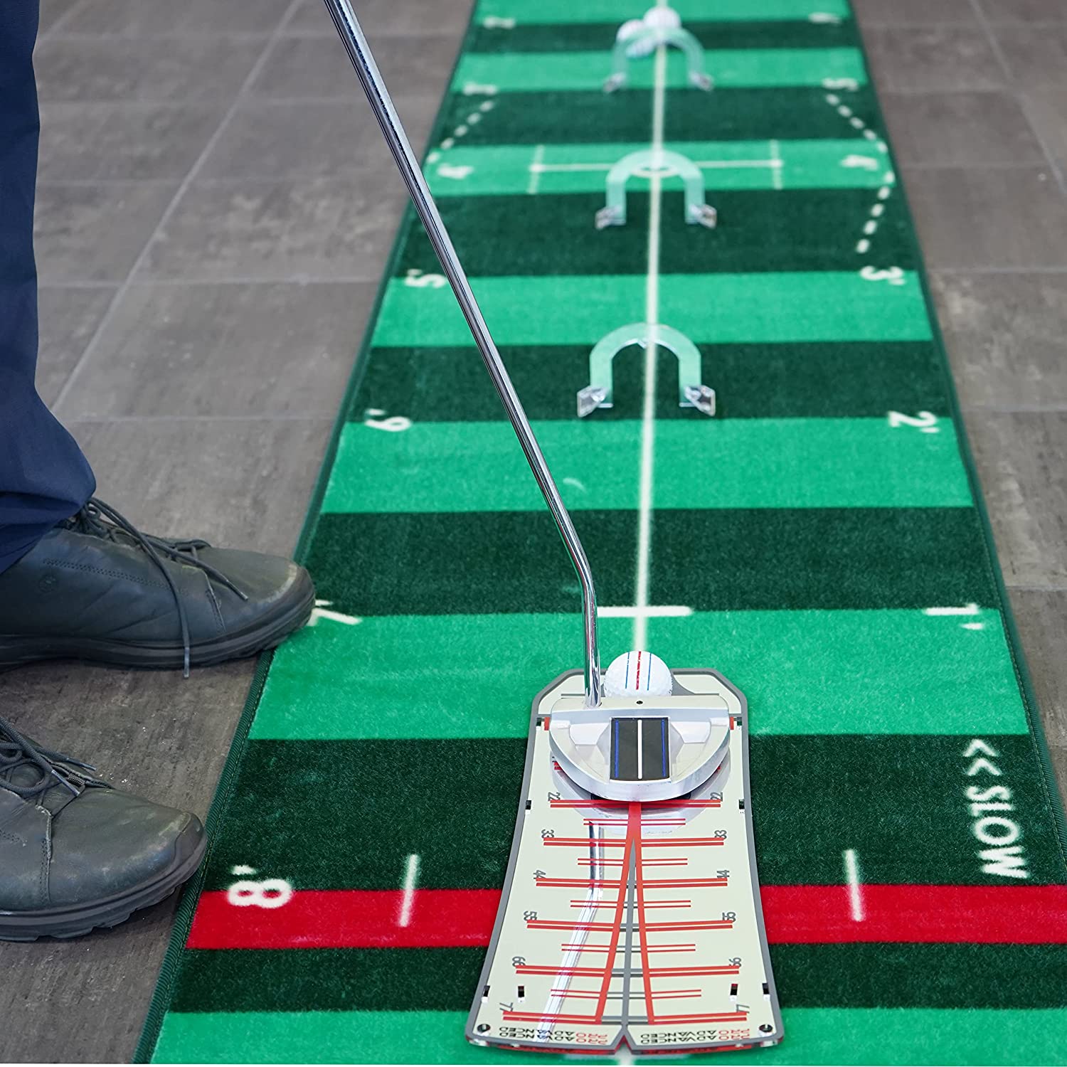 mirrored gates for golf mat