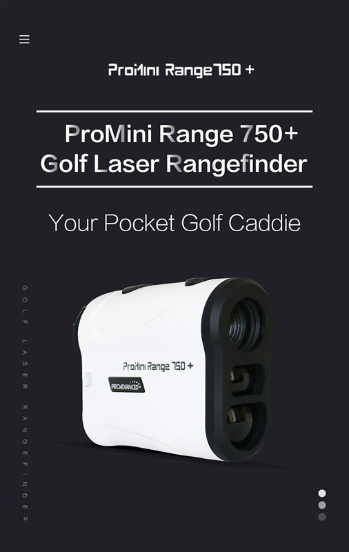ProMini Range 750+ Slope Edition - Laser Rangefinder -  Continuous Measurement