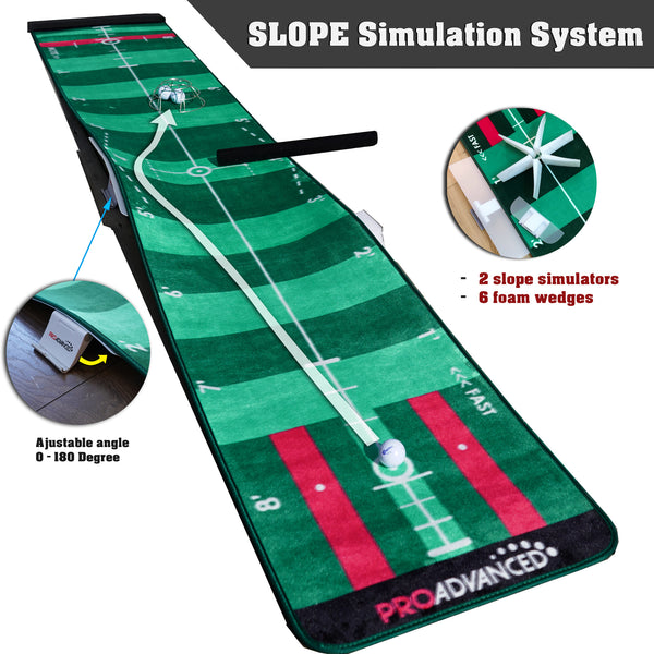 ProInfinity Putting Mat – The Secret Weapon for Pros, Lower Your Score by 3 Strokes in 3 Months!