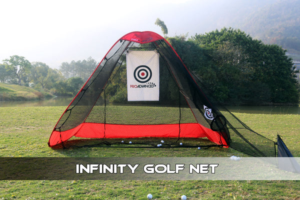 Infinity Pop Up Net - Multisport Indoor/Outdoor Hitting Net/Ball-Return System